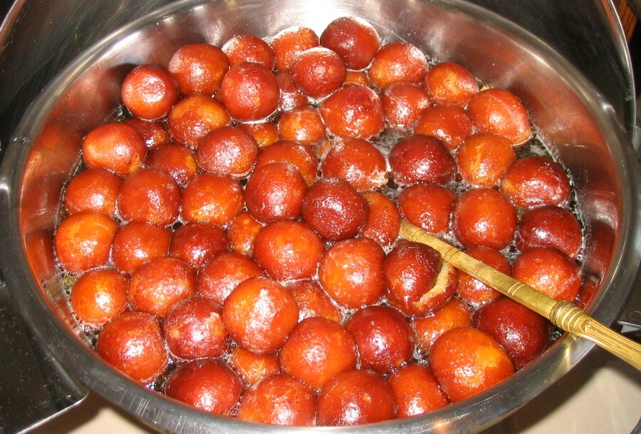 Gulab jamun and Indian mithai